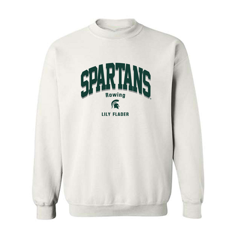Michigan State - NCAA Women's Rowing : Lily Flader - Classic Fashion Shersey Crewneck Sweatshirt-0