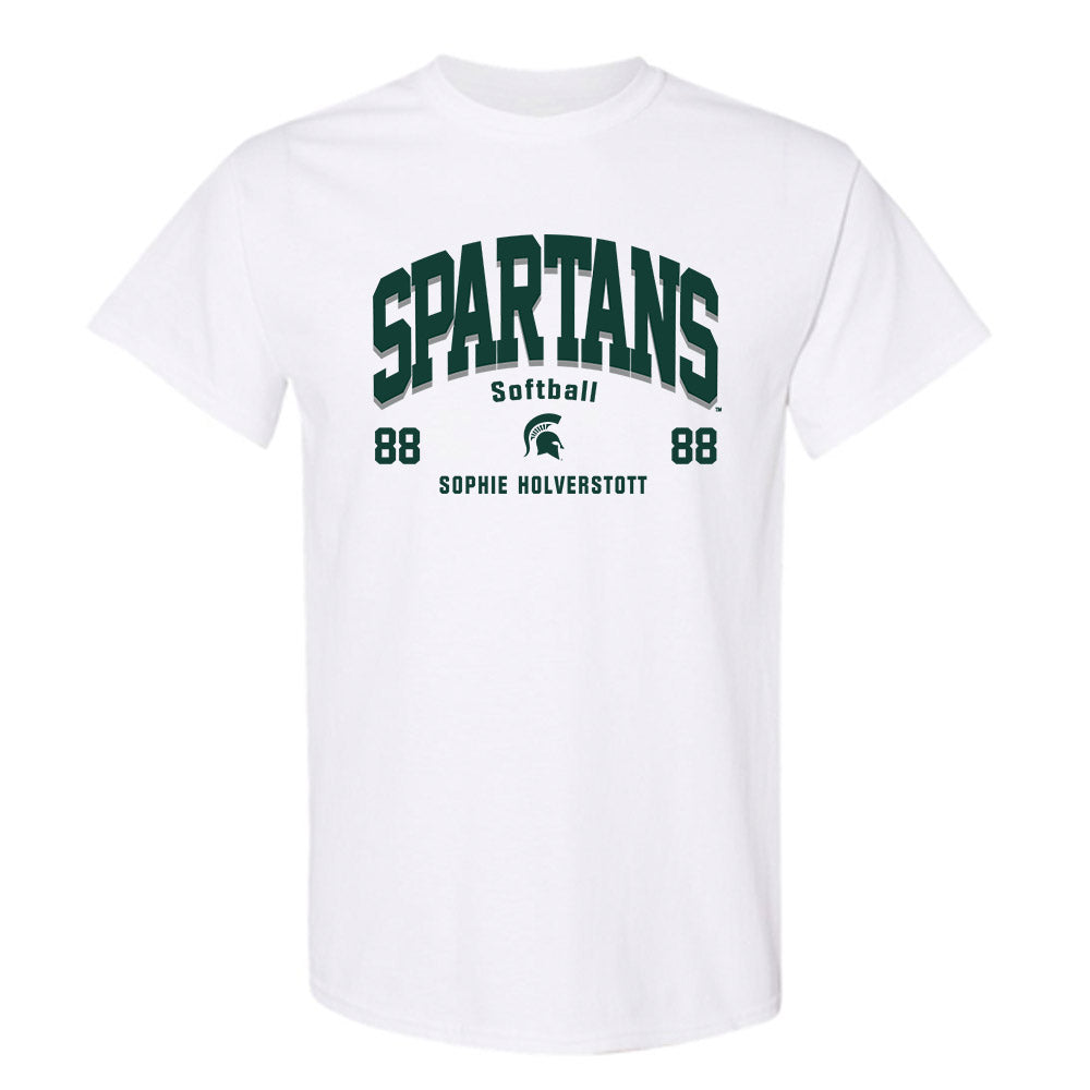 Michigan State - NCAA Softball : Sophie Holverstott - Classic Fashion Shersey T-Shirt-0