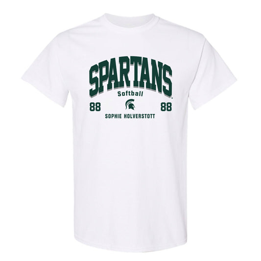 Michigan State - NCAA Softball : Sophie Holverstott - Classic Fashion Shersey T-Shirt-0