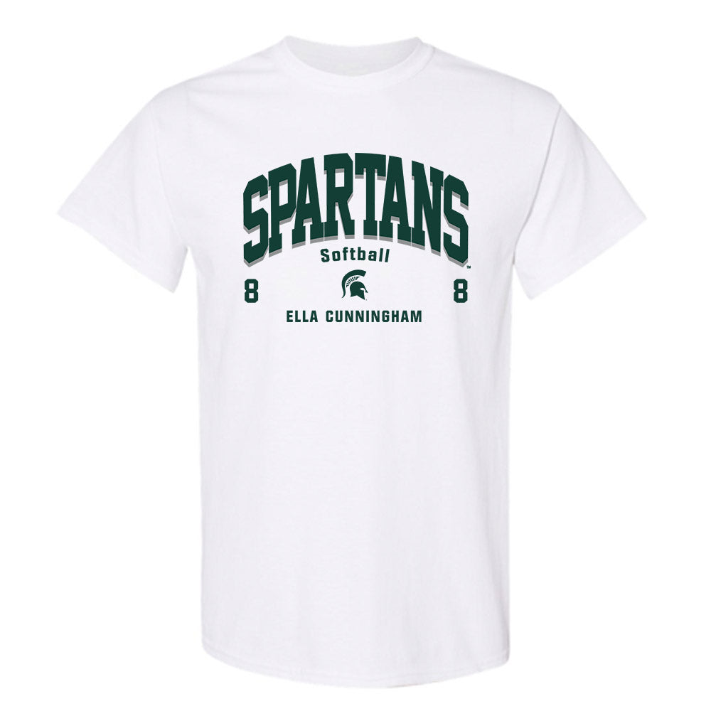 Michigan State - NCAA Softball : Ella Cunningham - Classic Fashion Shersey T-Shirt-0