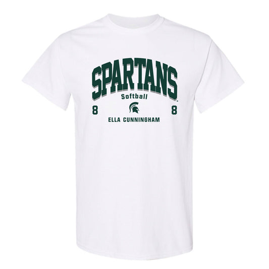 Michigan State - NCAA Softball : Ella Cunningham - Classic Fashion Shersey T-Shirt-0