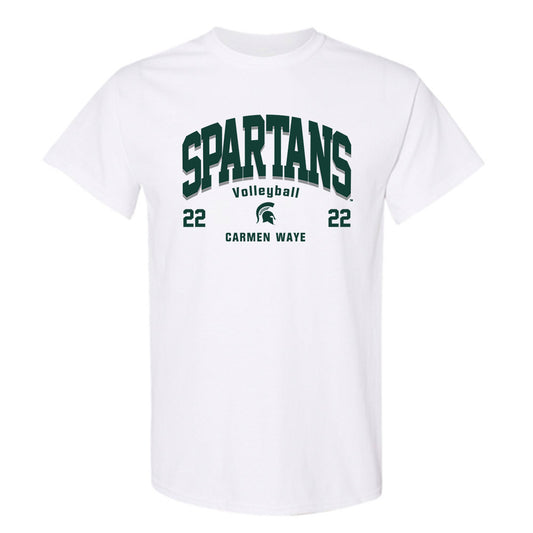 Michigan State - NCAA Women's Volleyball : Carmen Waye - Classic Fashion Shersey T-Shirt-0