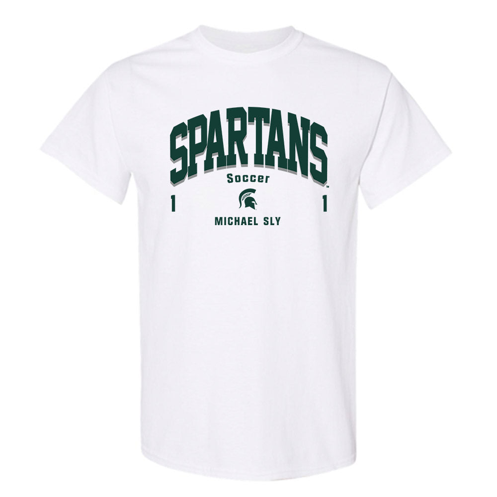 Michigan State - NCAA Men's Soccer : Michael Sly - Classic Fashion Shersey T-Shirt-0