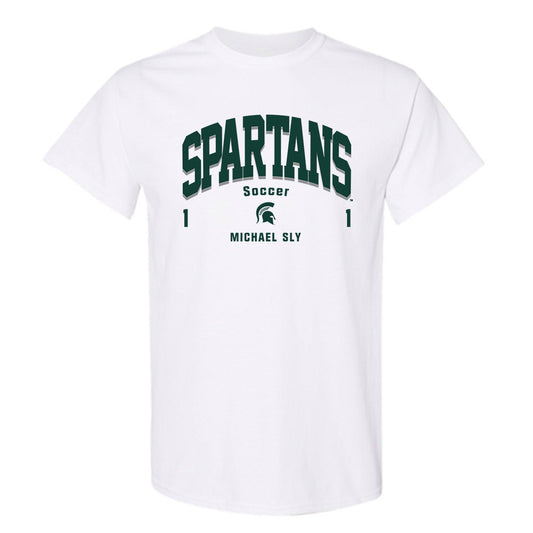 Michigan State - NCAA Men's Soccer : Michael Sly - Classic Fashion Shersey T-Shirt-0