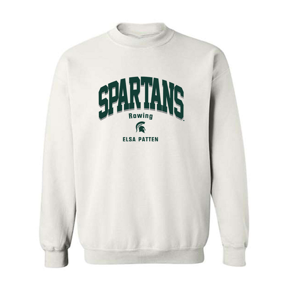 Michigan State - NCAA Women's Rowing : Elsa Patten - Classic Fashion Shersey Crewneck Sweatshirt-0