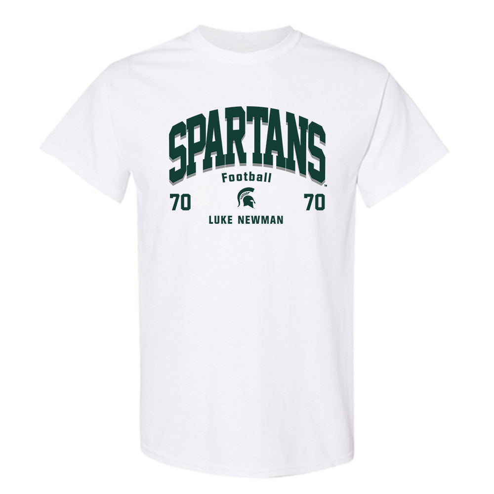 Michigan State - NCAA Football : Luke Newman - T-Shirt