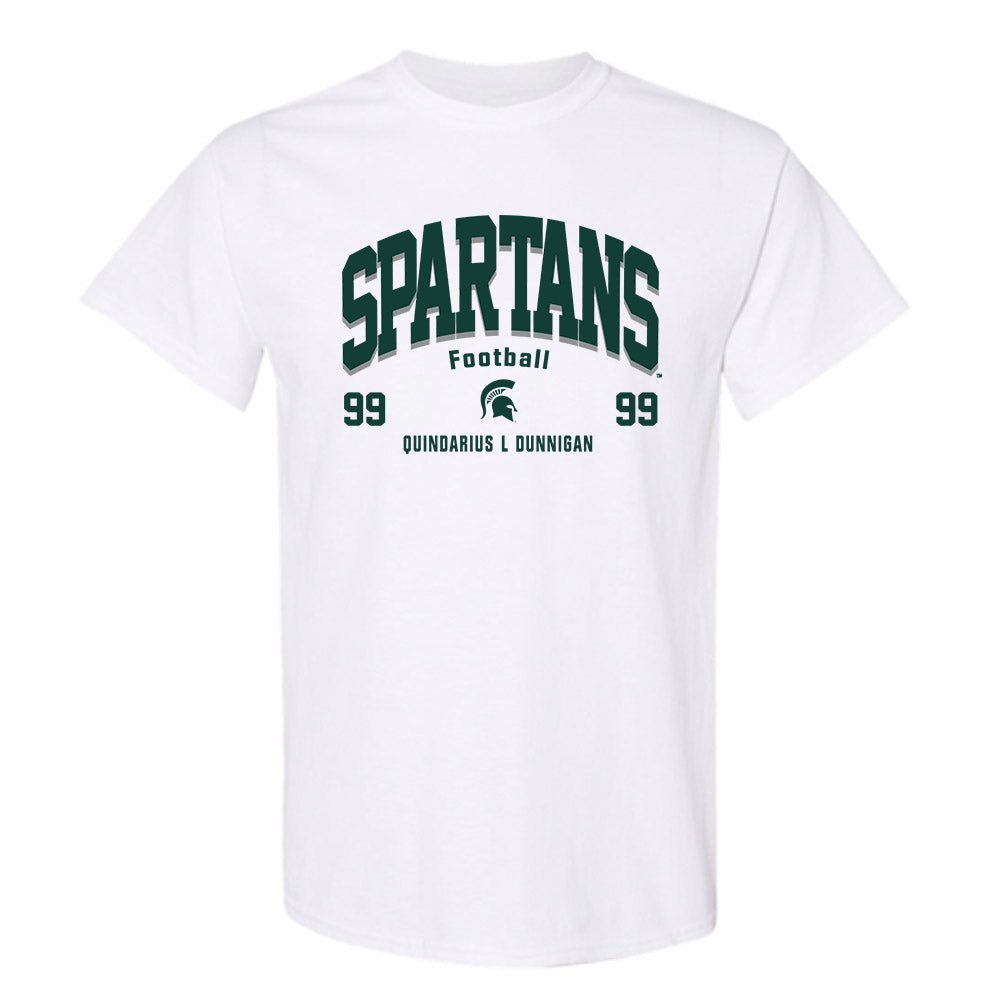 Michigan State - NCAA Football : Quindarius l Dunnigan - Classic Fashion Shersey T-Shirt-0