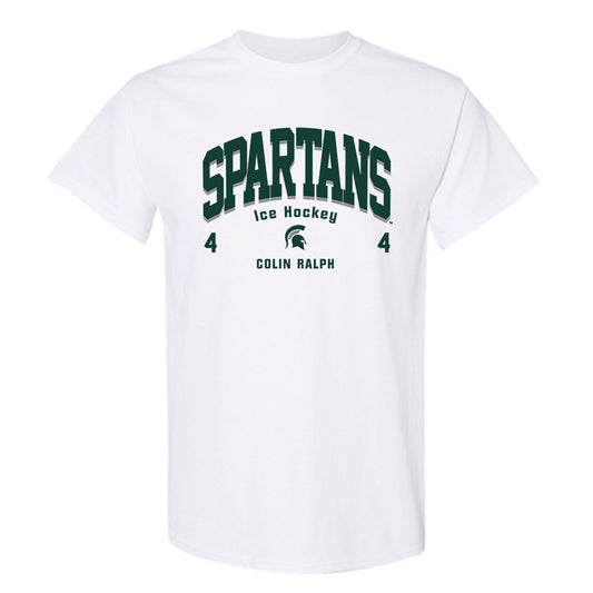 Michigan State - NCAA Men's Ice Hockey : Colin Ralph - Classic Fashion Shersey T-Shirt-0