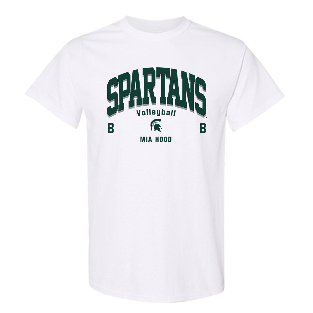 Michigan State - NCAA Women's Volleyball : Mia Hood - Classic Fashion Shersey T-Shirt-0