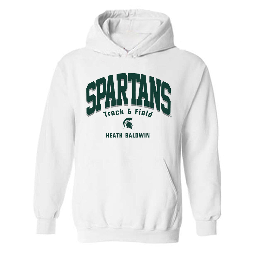 Michigan State - NCAA Men's Ice Hockey : Heath Baldwin - Classic Fashion Shersey Hooded Sweatshirt-0