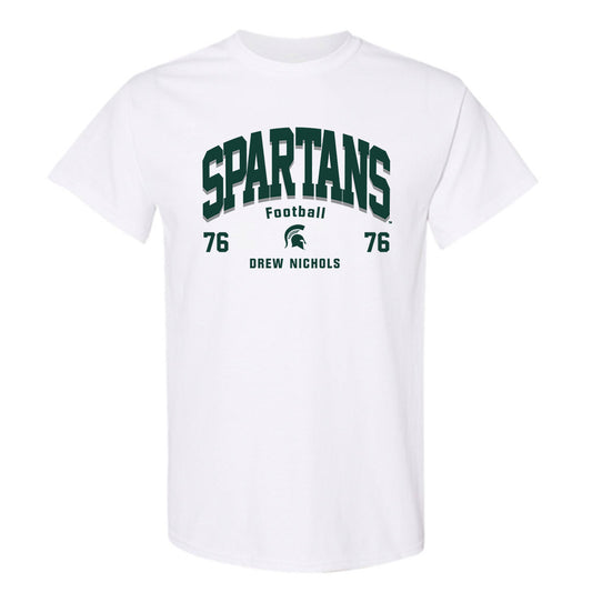 Michigan State - NCAA Football : Drew Nichols - Classic Fashion Shersey T-Shirt-0