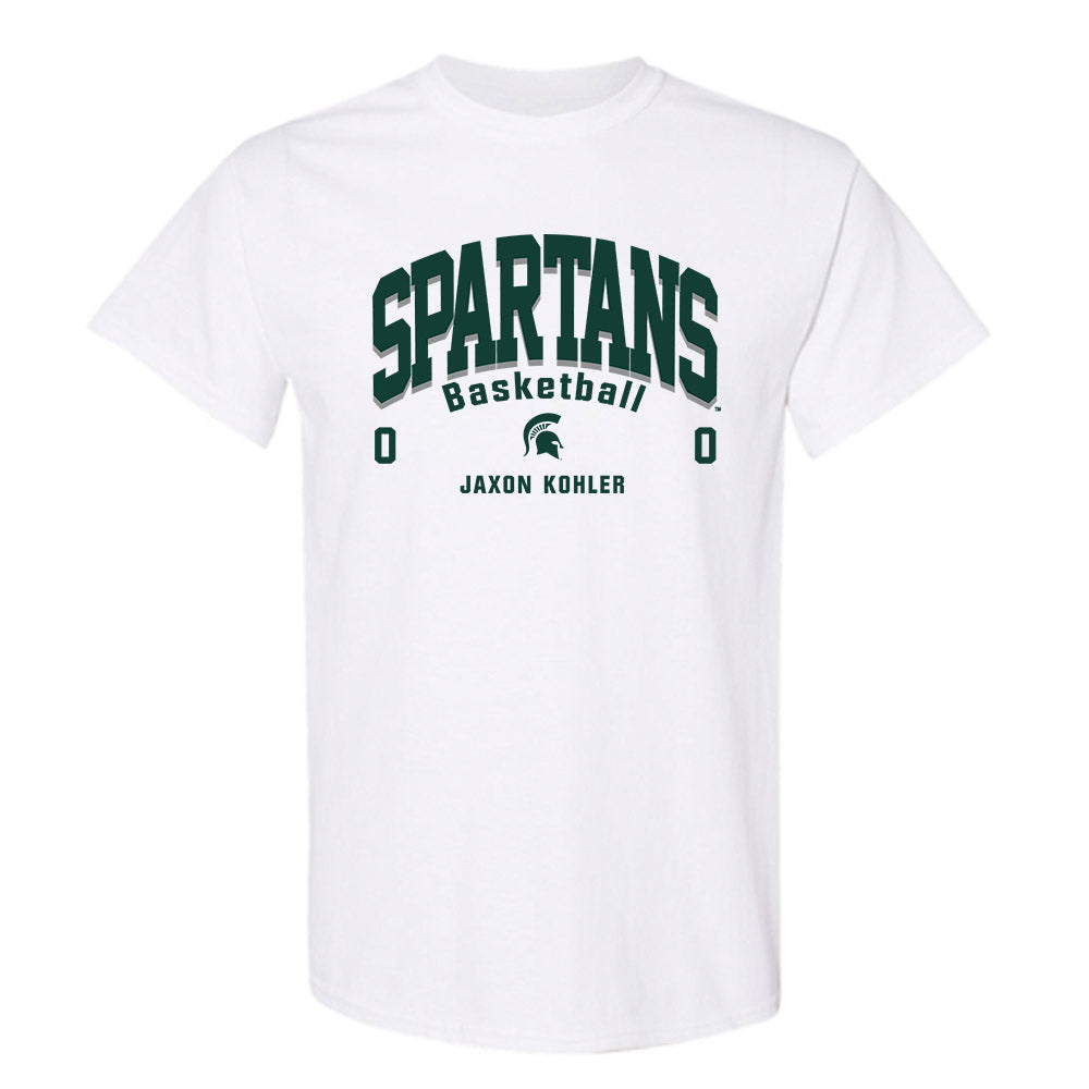 Michigan State - NCAA Men's Basketball : Jaxon Kohler - Classic Fashion Shersey T-Shirt-0