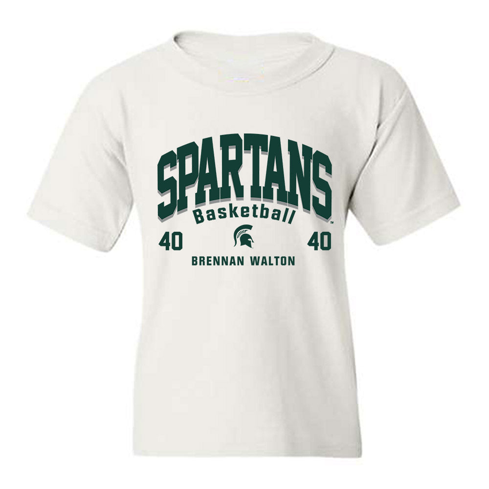 Michigan State - NCAA Men's Basketball : Brennan Walton - Classic Fashion Shersey Youth T-Shirt-0