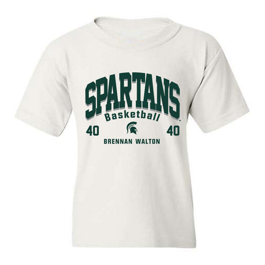 Michigan State - NCAA Men's Basketball : Brennan Walton - Classic Fashion Shersey Youth T-Shirt-0