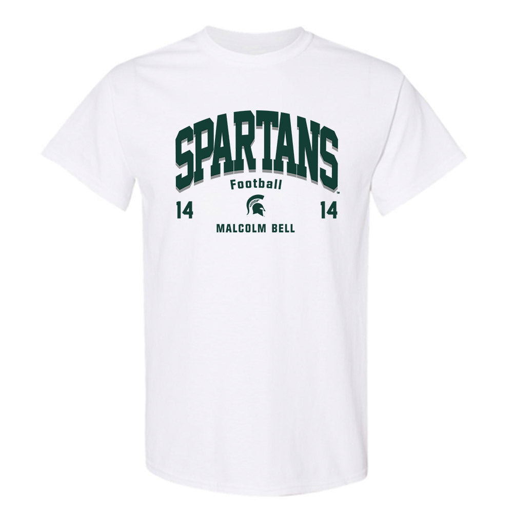 Michigan State - NCAA Football : Malcolm Bell - Classic Fashion Shersey T-Shirt-0