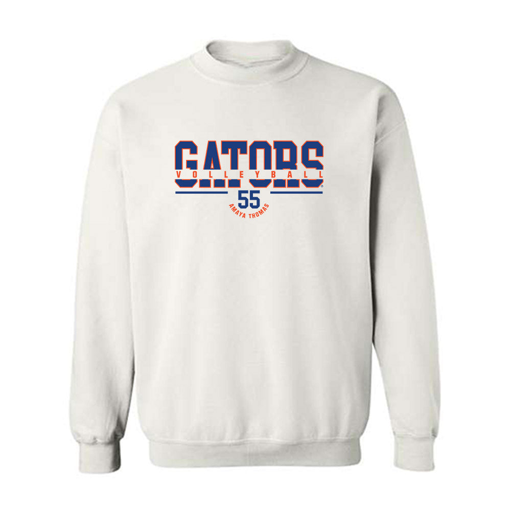 Florida - NCAA Women's Volleyball : Amaya Thomas - Crewneck Sweatshirt