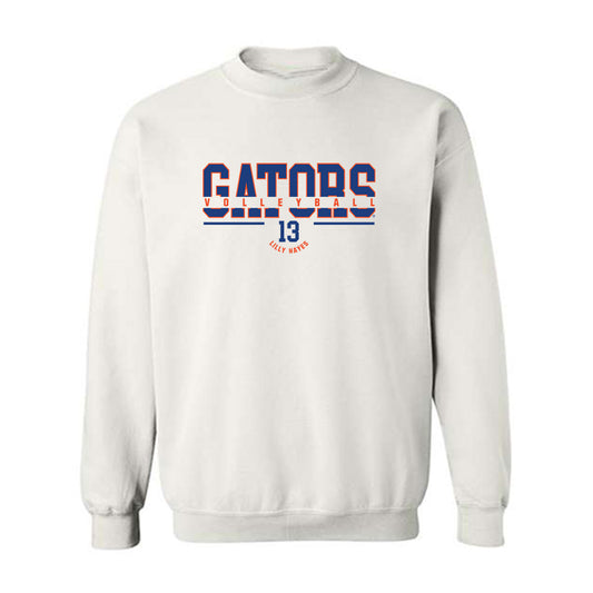 Florida - NCAA Women's Volleyball : Lilly Hayes - Classic Fashion Shersey Crewneck Sweatshirt-0