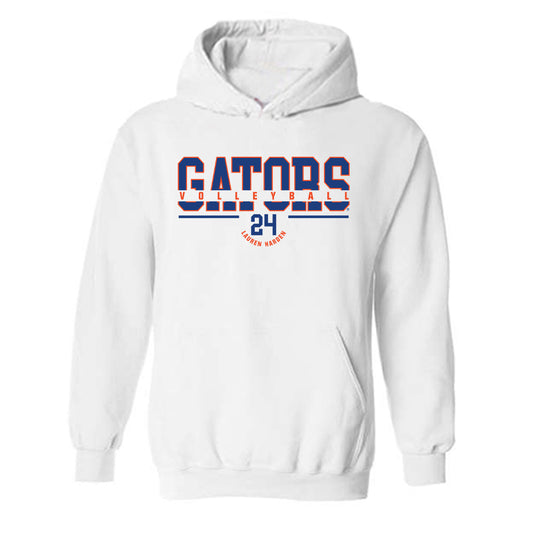 Florida - NCAA Women's Volleyball : Lauren Harden - Classic Fashion Shersey Hooded Sweatshirt