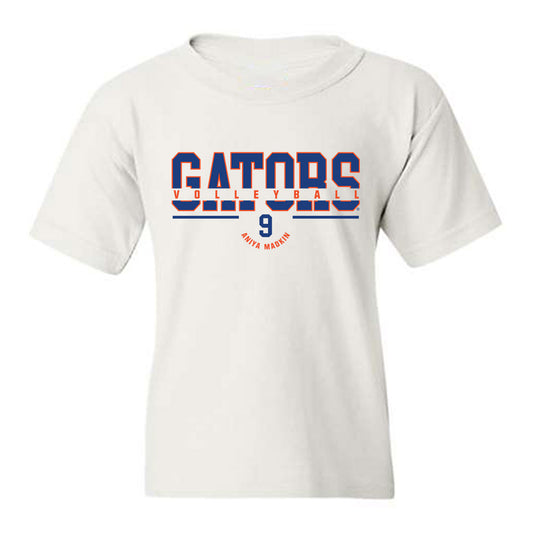 Florida - NCAA Women's Volleyball : Aniya Madkin - Classic Fashion Shersey Youth T-Shirt-0