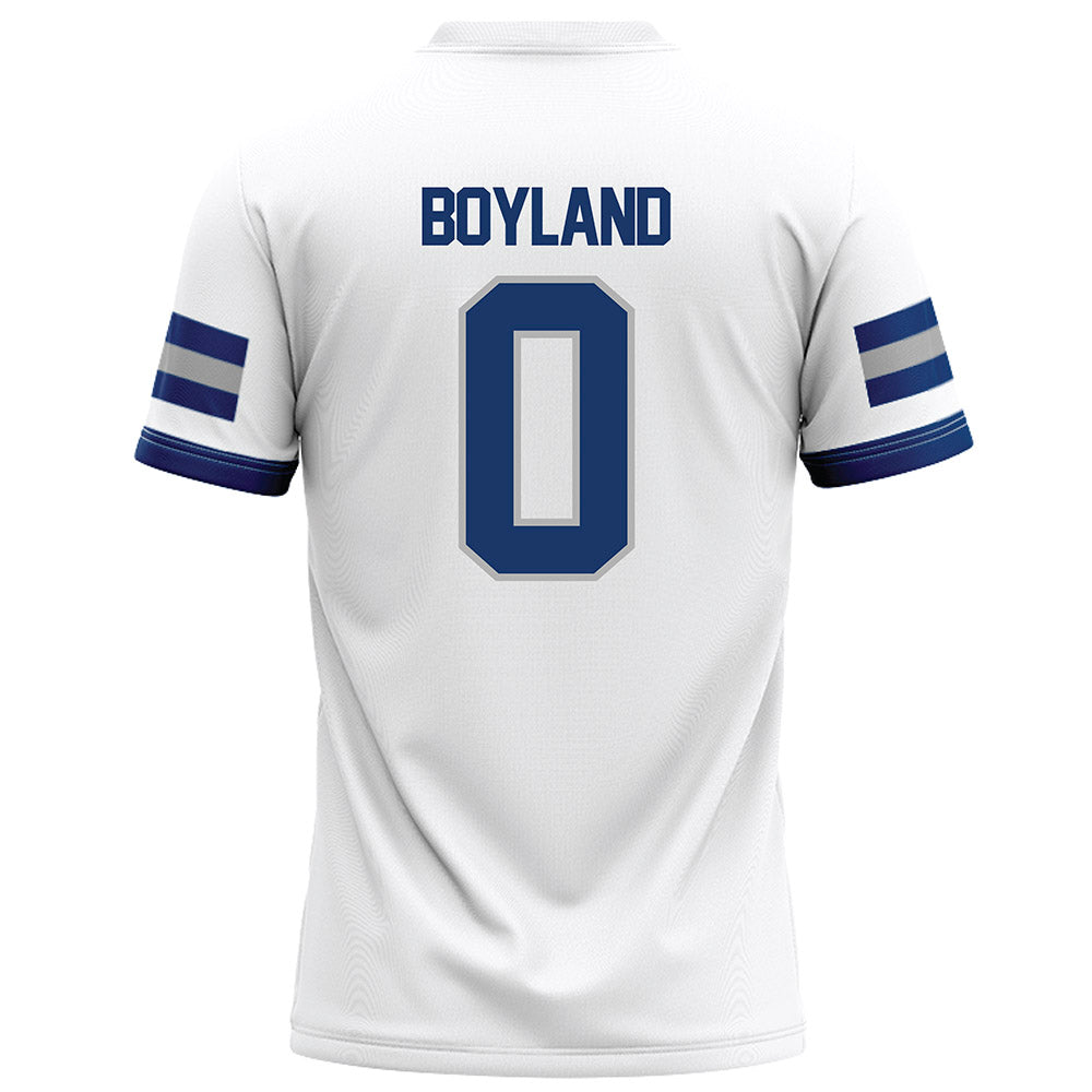 Drake - NCAA Football : Doe Boyland - White Football Jersey-1