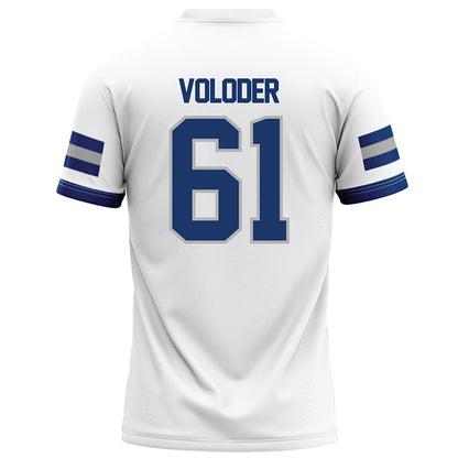 Drake - NCAA Football : Armand Voloder - White Football Jersey-1