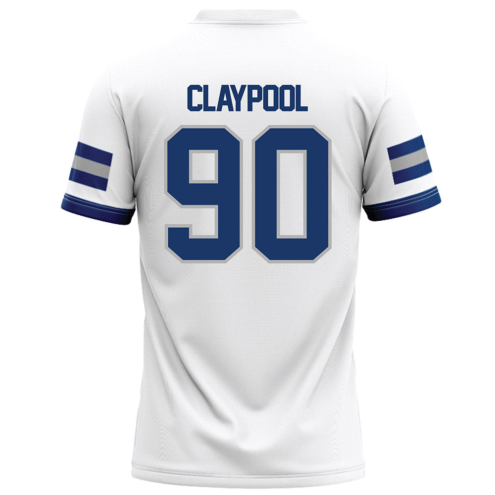 Drake - NCAA Football : Finn Claypool - White Football Jersey-1