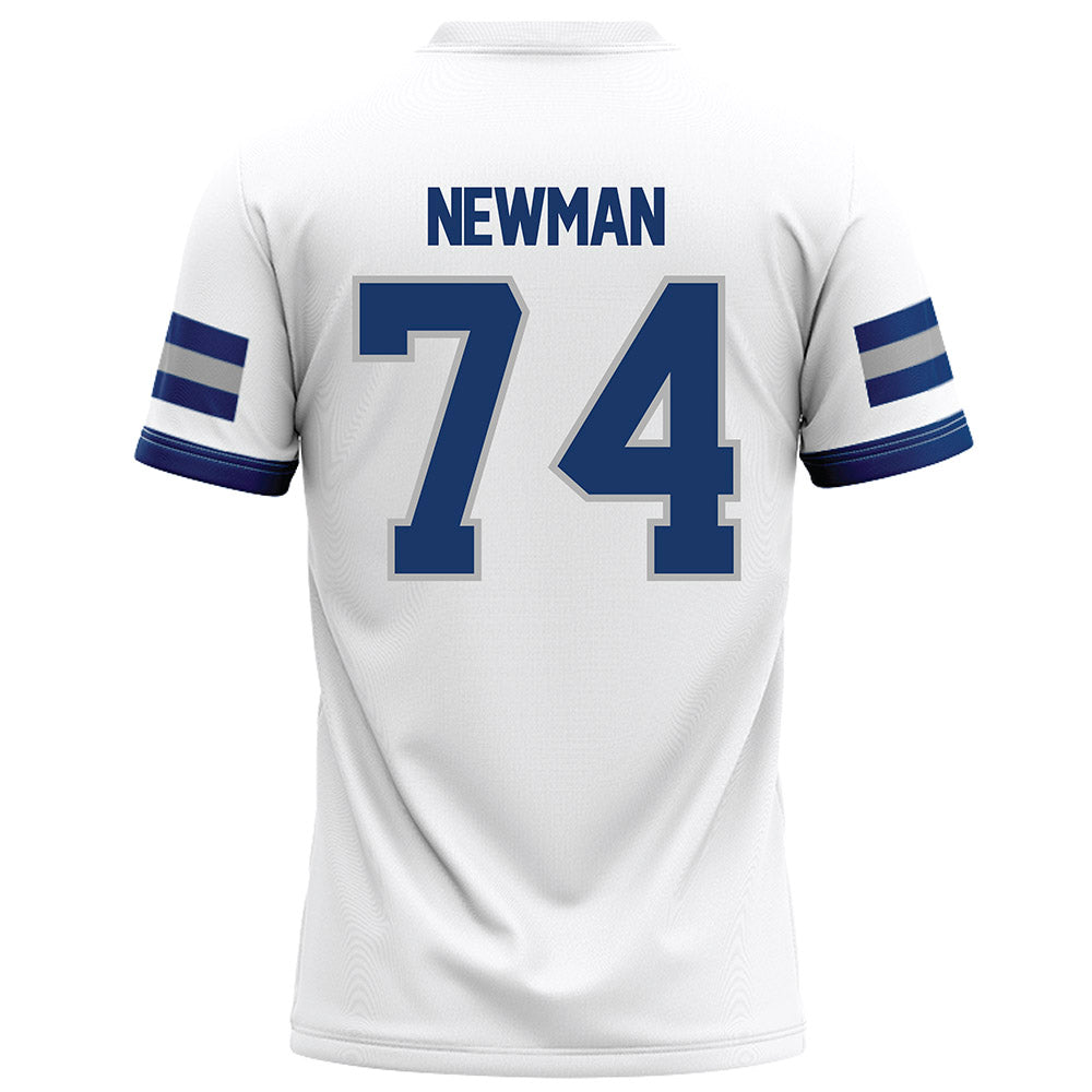 Drake - NCAA Football : Justin Newman - White Football Jersey-1