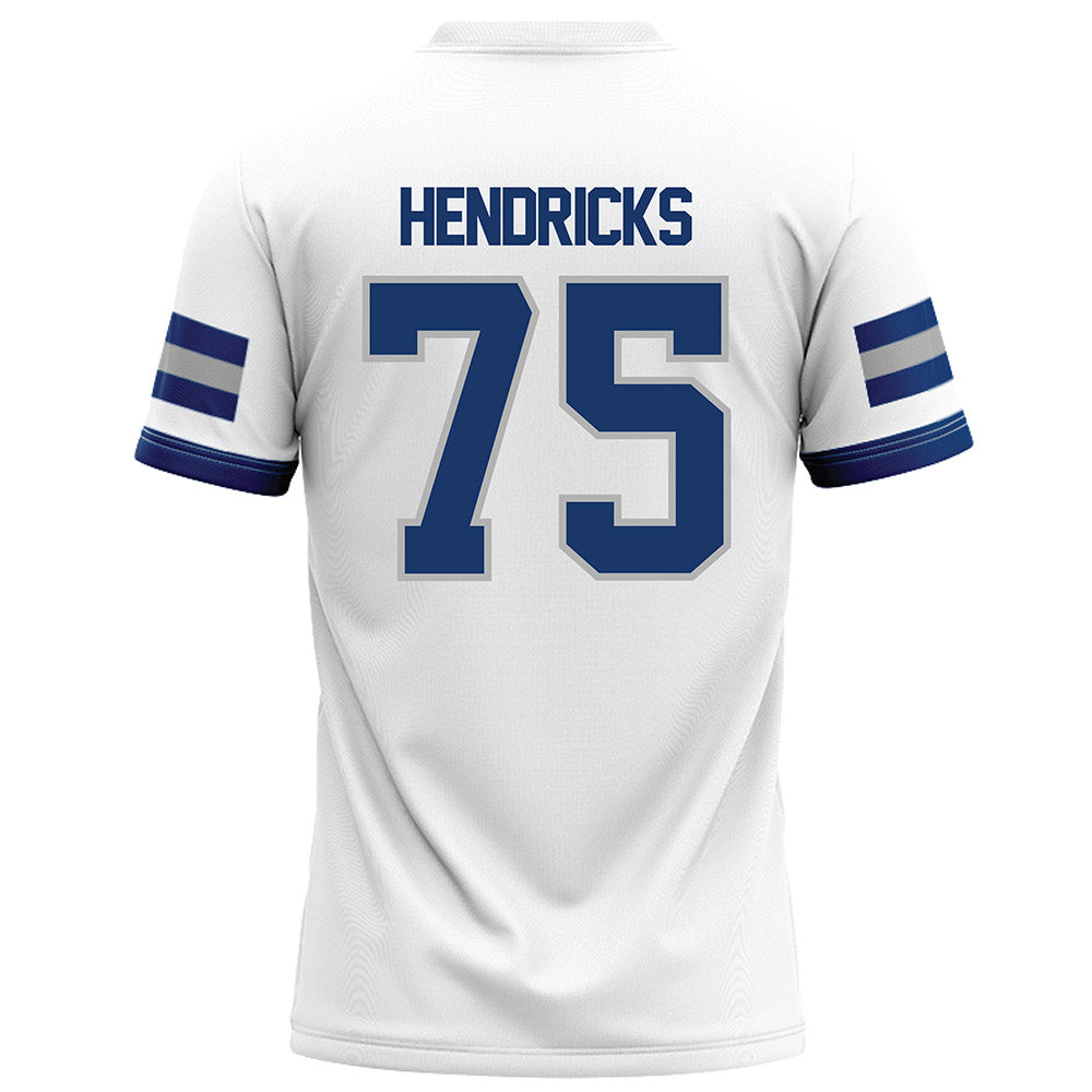 Drake - NCAA Football : Will Hendricks - White Football Jersey-1