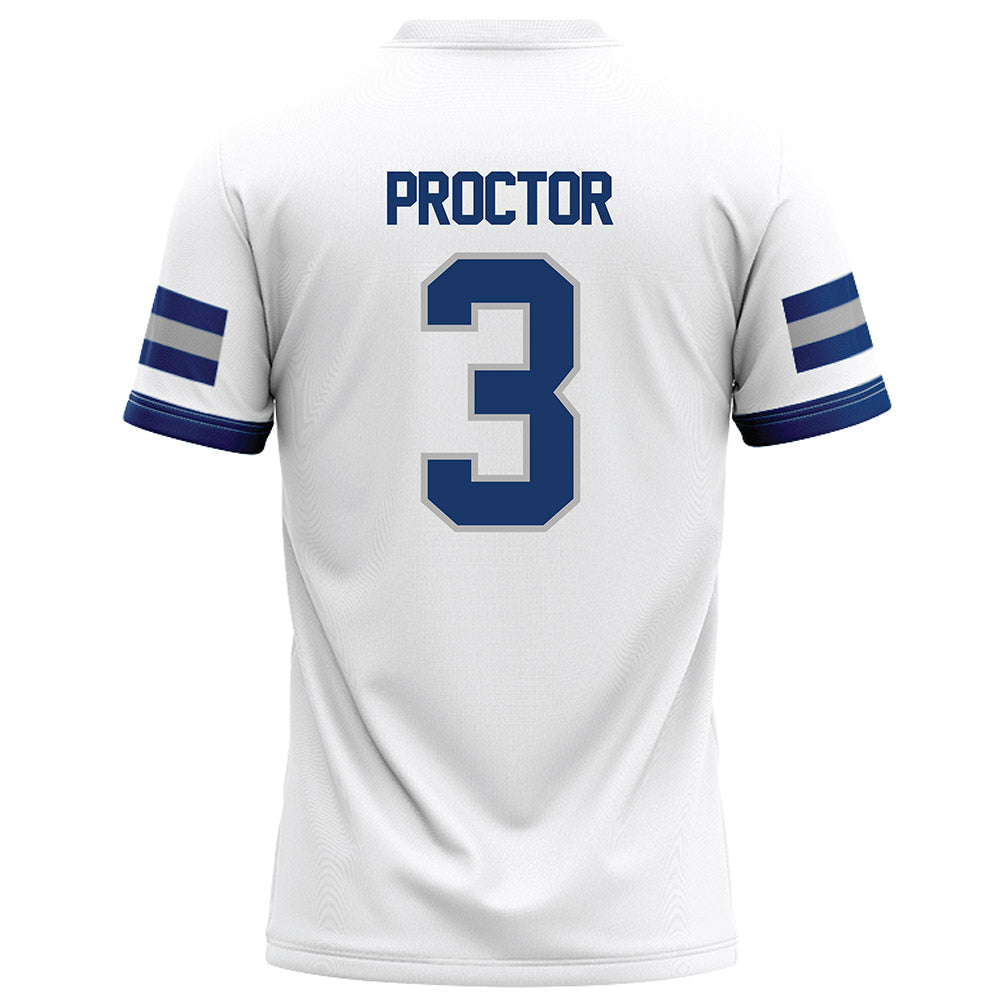 Drake - NCAA Football : Taye Proctor - White Football Jersey-1