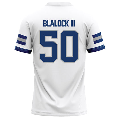 Drake - NCAA Football : Gene Blalock III - White Football Jersey-1