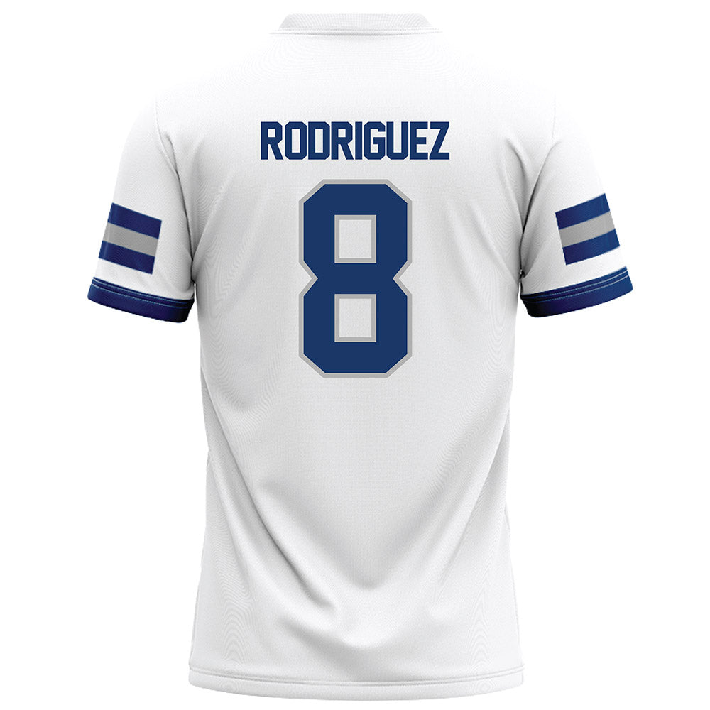 Drake - NCAA Football : Sam Rodriguez - White Football Jersey-1