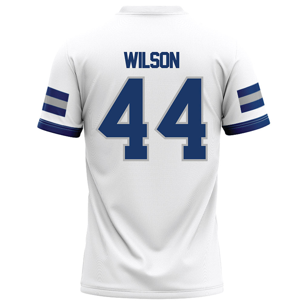 Drake - NCAA Football : Benjamin Wilson - White Football Jersey-1