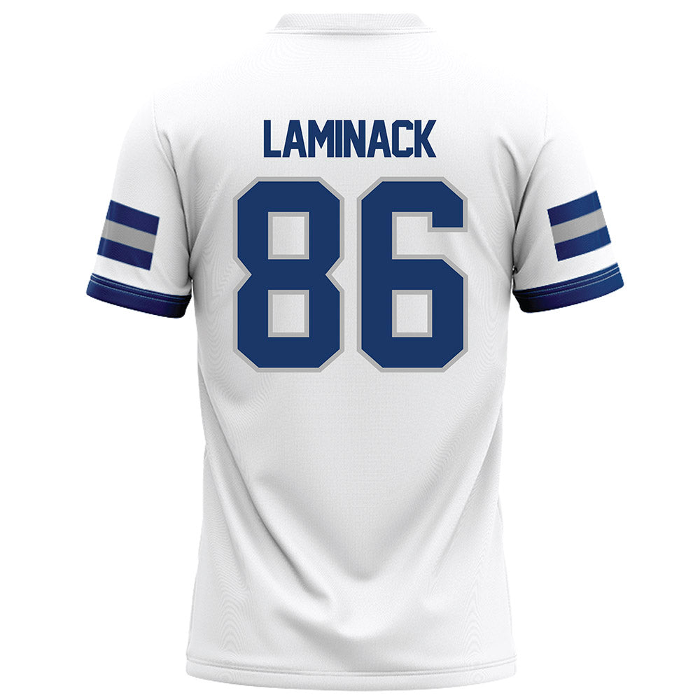 Drake - NCAA Football : Jaxon Laminack - White Football Jersey-1