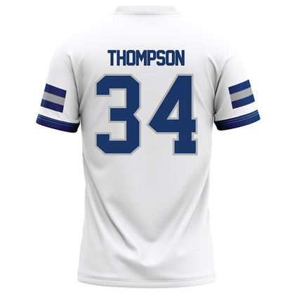 Drake - NCAA Football : Luke Thompson - White Football Jersey-1