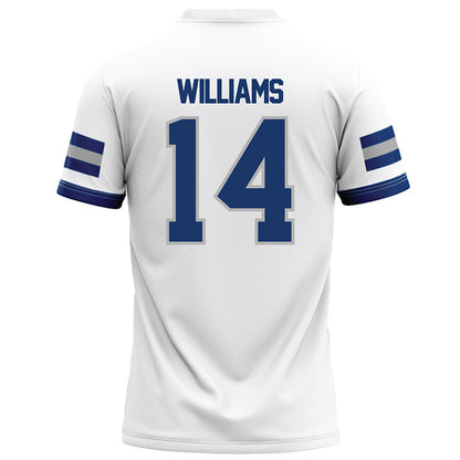 Drake - NCAA Football : Tommy Williams - White Football Jersey-1