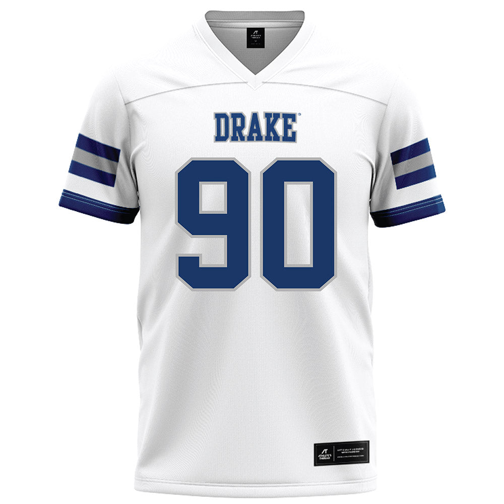 Drake - NCAA Football : Finn Claypool - White Football Jersey-0