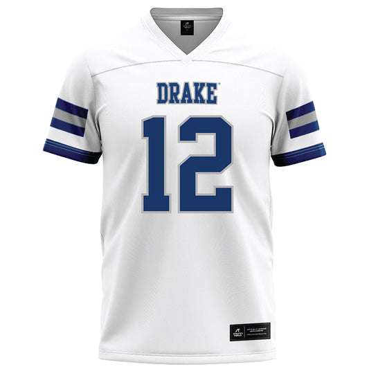 Drake - NCAA Football : Kemani Wilson - White Football Jersey-0