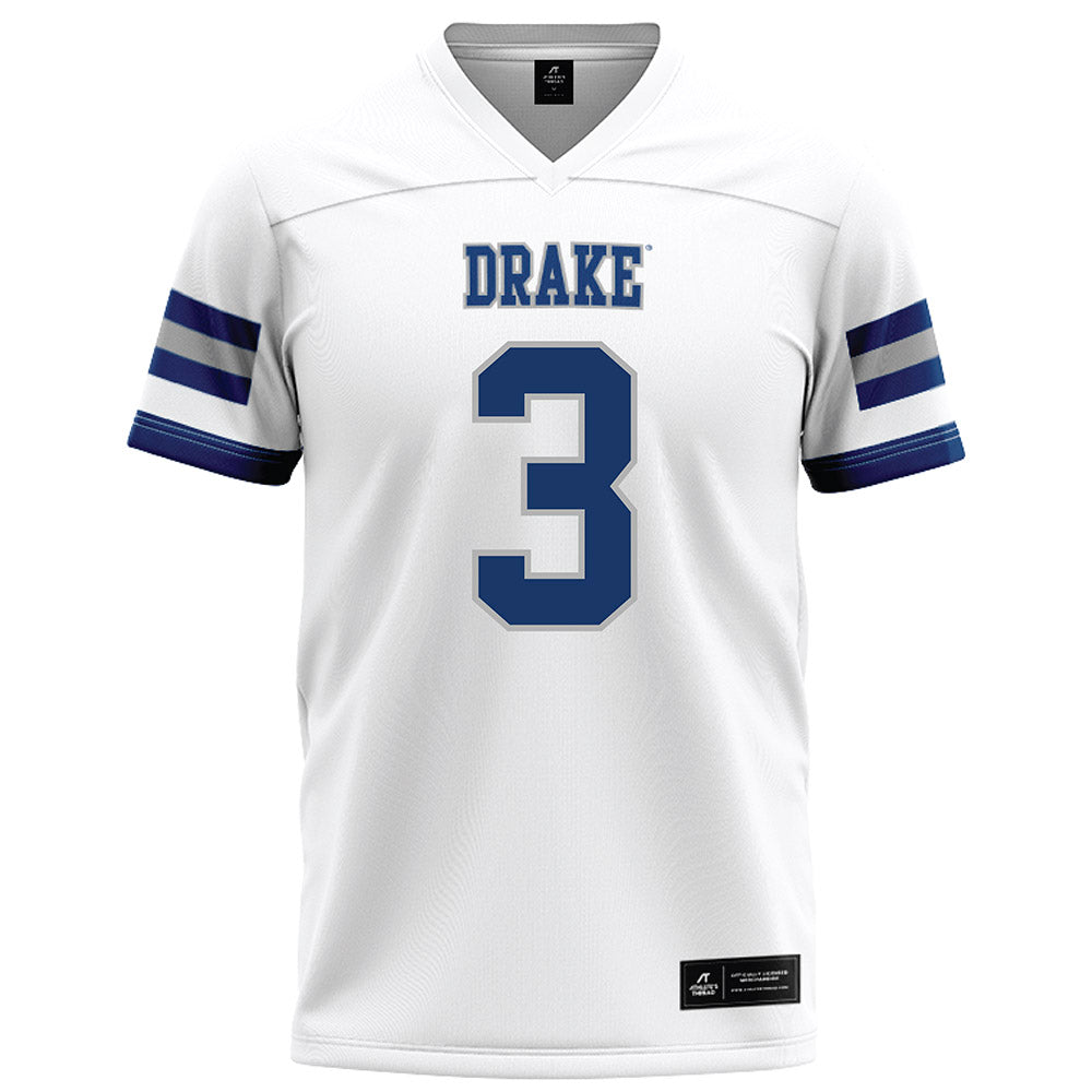 Drake - NCAA Football : Taye Proctor - White Football Jersey-0