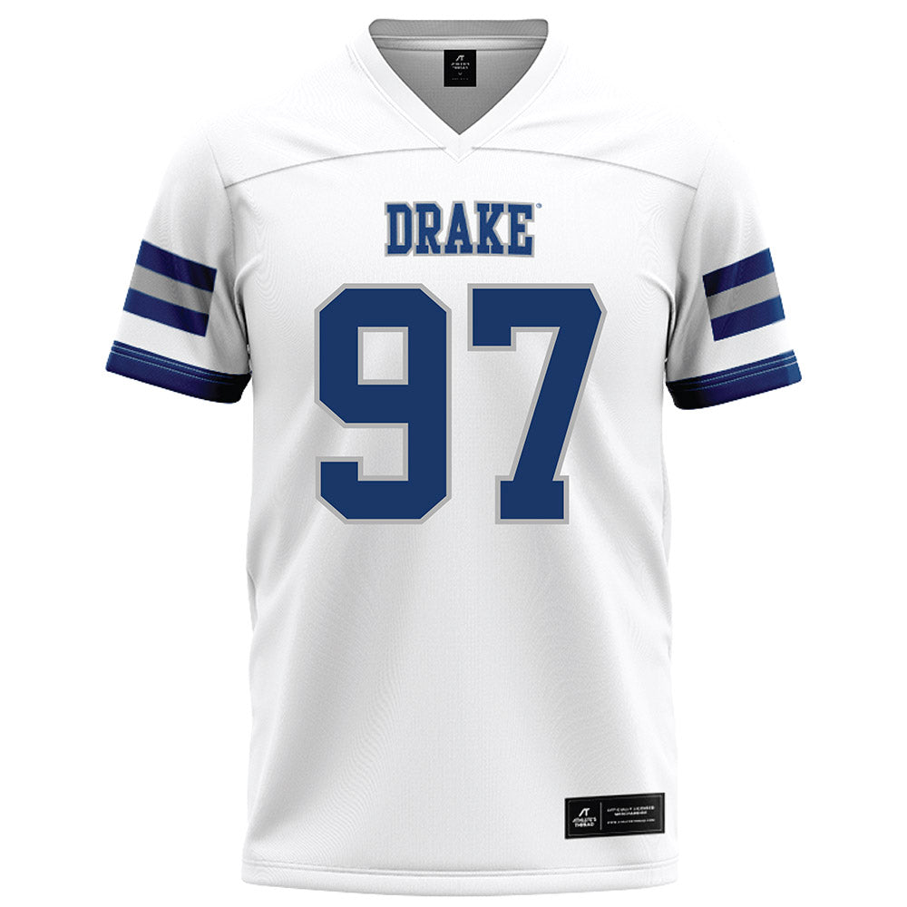 Drake - NCAA Football : Jadon Williams - White Football Jersey-0