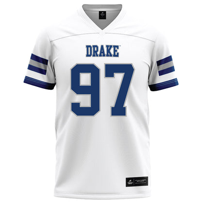 Drake - NCAA Football : Jadon Williams - White Football Jersey-0