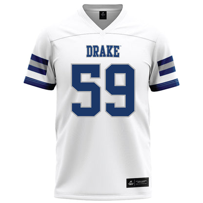Drake - NCAA Football : Kaiden Parrish - White Football Jersey-0