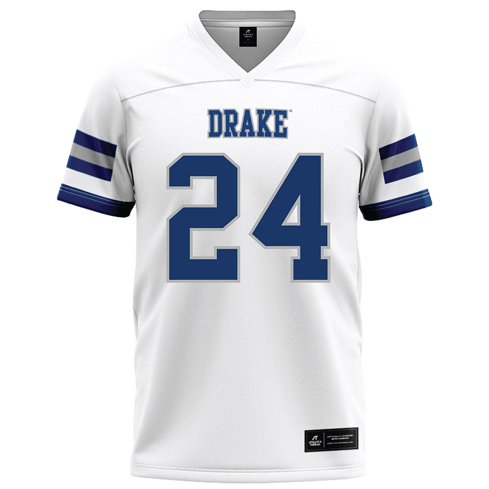 Drake - NCAA Football : Jake Metze - White Football Jersey-0