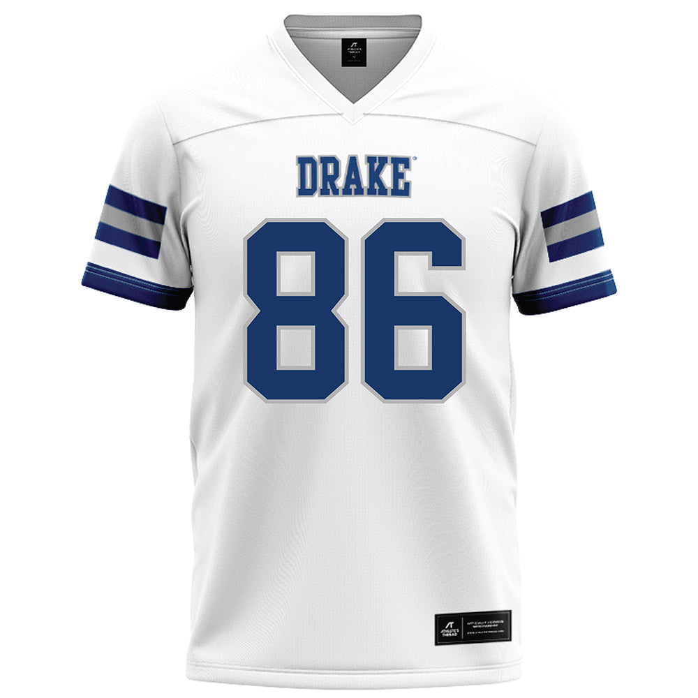 Drake - NCAA Football : Jaxon Laminack - White Football Jersey-0