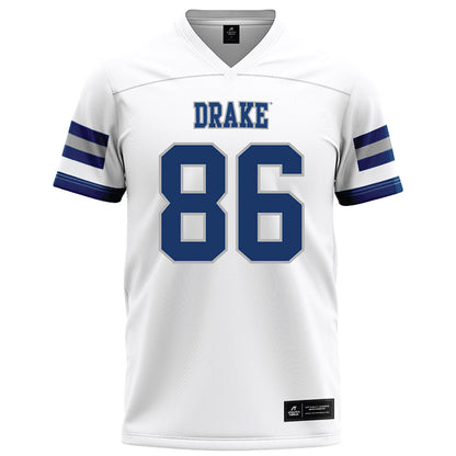 Drake - NCAA Football : Jaxon Laminack - White Football Jersey-0