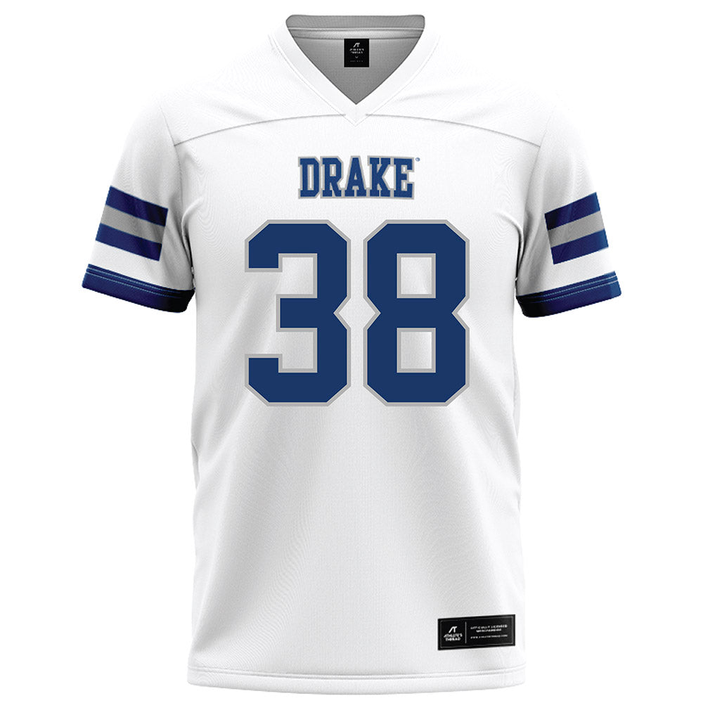 Drake - NCAA Football : Nicholas Joseph - White Football Jersey-0