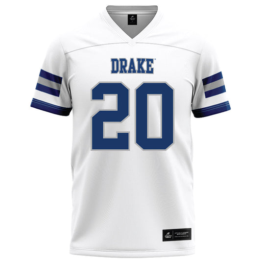 Drake - NCAA Football : Luke Woodson - White Football Jersey-0