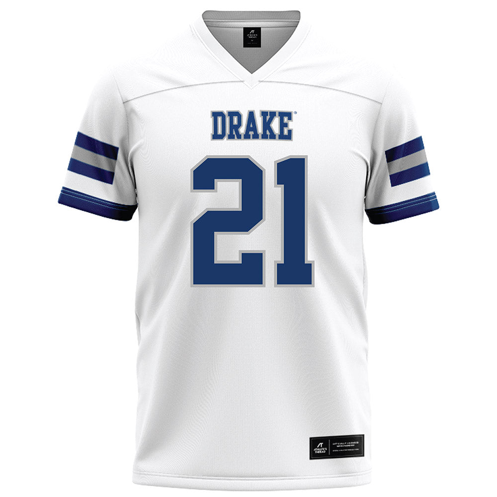 Drake - NCAA Football : Sam Anderson - White Football Jersey-0