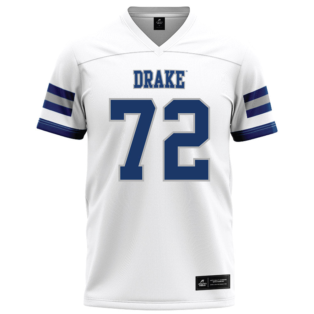 Drake - NCAA Football : Isaac House - White Football Jersey-0