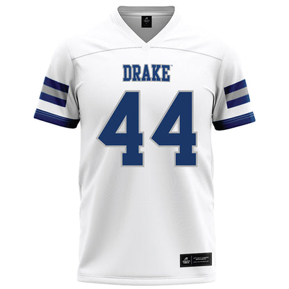 Drake - NCAA Football : Benjamin Wilson - White Football Jersey-0