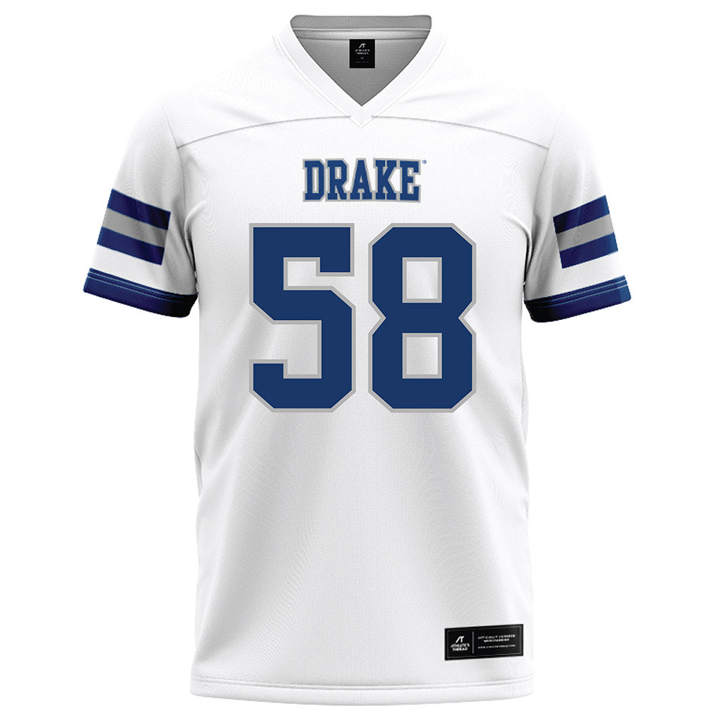 Drake - NCAA Football : Trystan Anderson - White Football Jersey-0